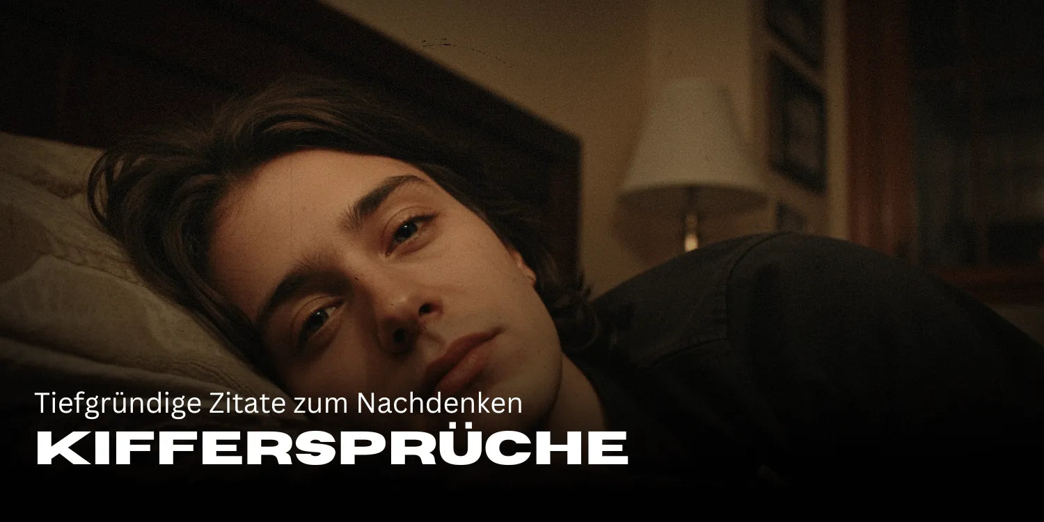 Stoner quotes to make you think: Thoughtful woman lying in bed