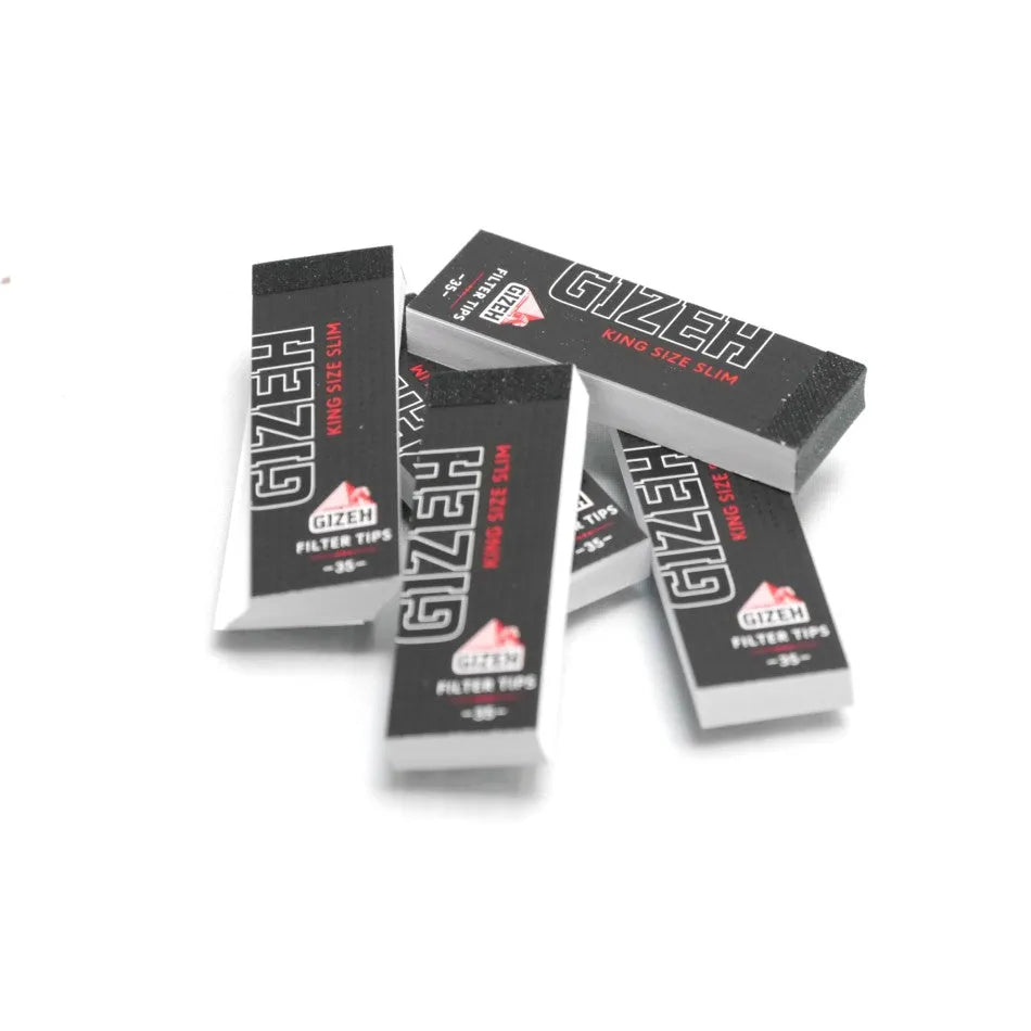 GIZEH Black Filtertips Slim 20x60mm