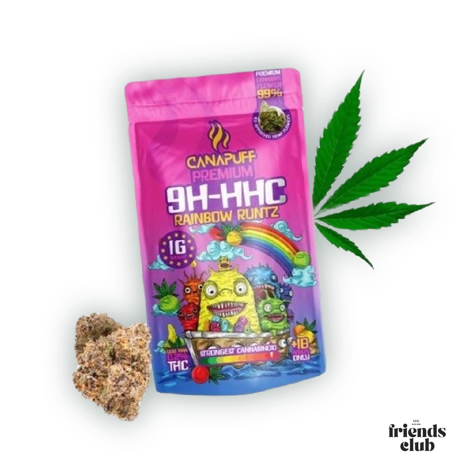 9H-HHC Flori Rainbow Runtz 99% HHCFriends