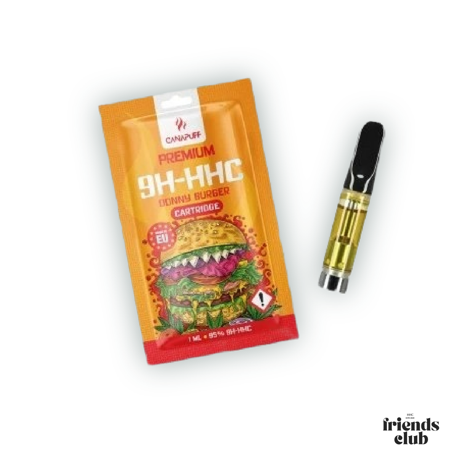 9H-HHC Cartridge Donny Burger 95% HHC Friends