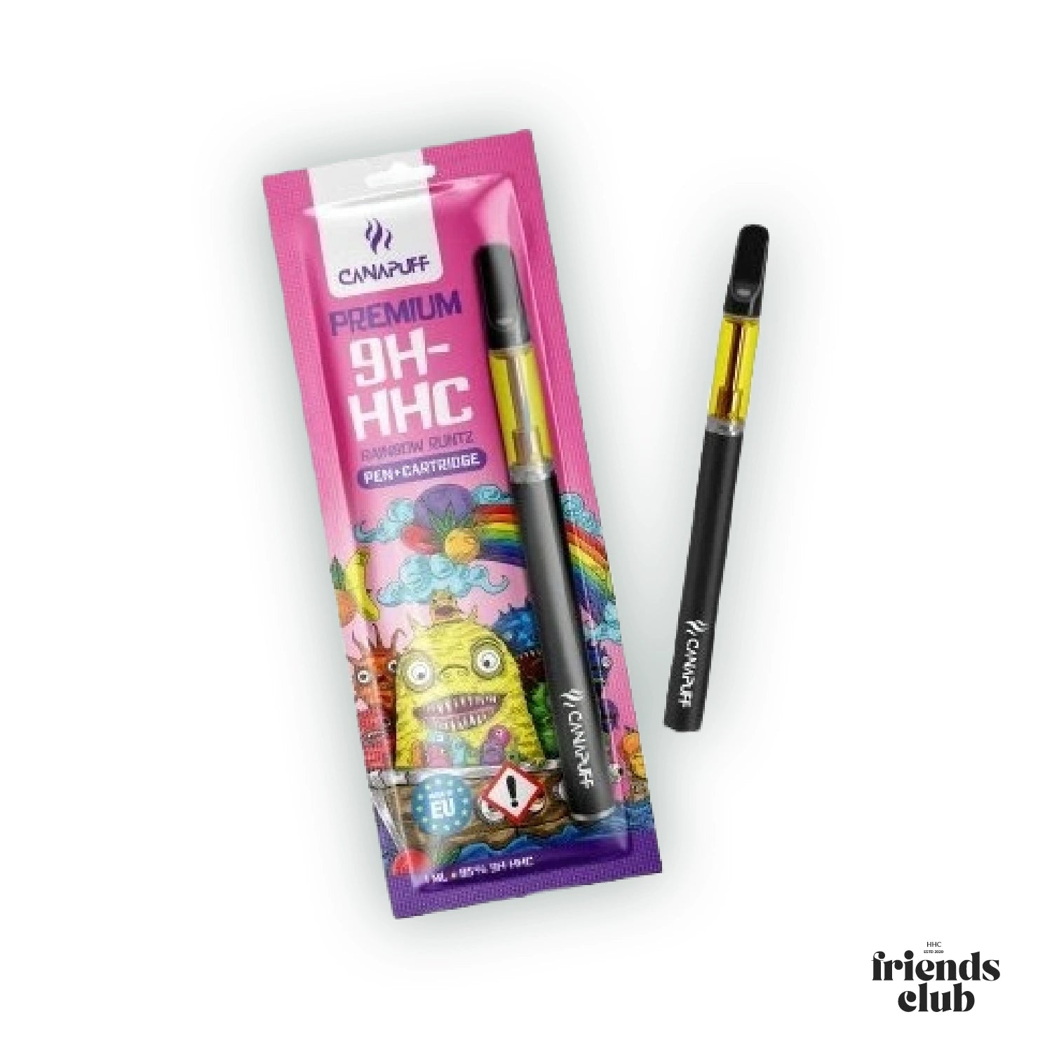 9H-HHC Pen+Cartridge Rainbow Runtz 95% HHC Friends