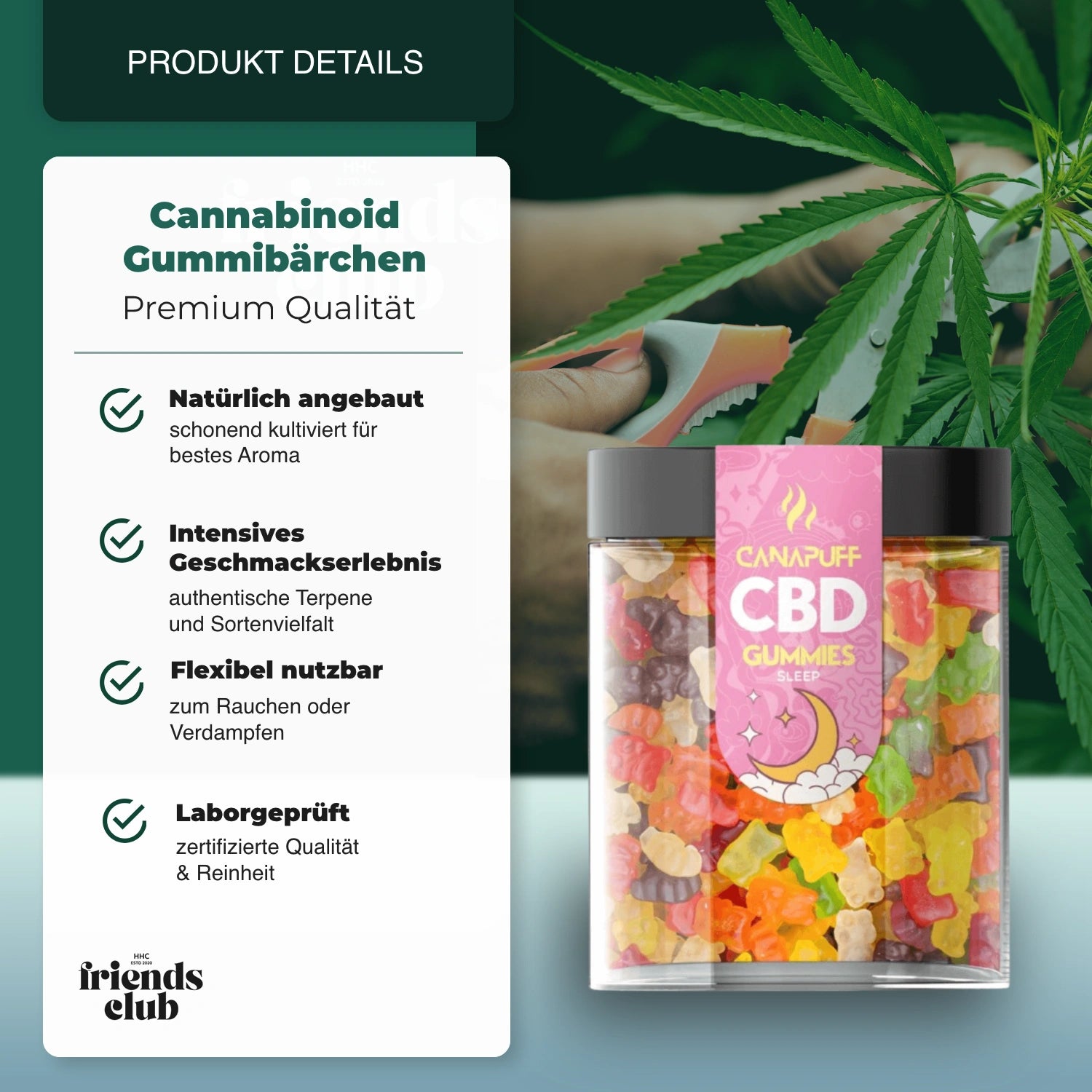 CBD Gomitas Aroma Sleep 10 unidades-HHCFriends