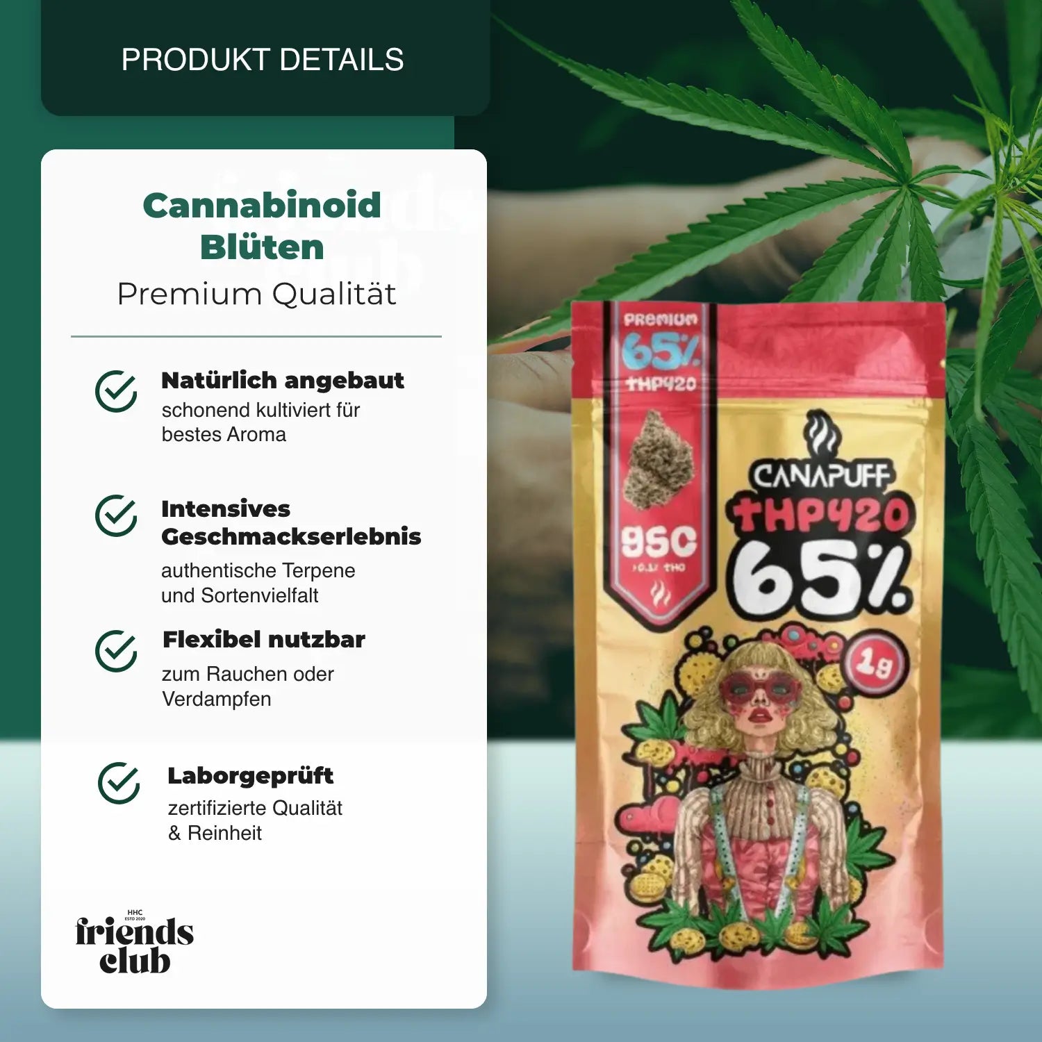 THP420 Flori GSC 65% Canapuff - hhcfriends