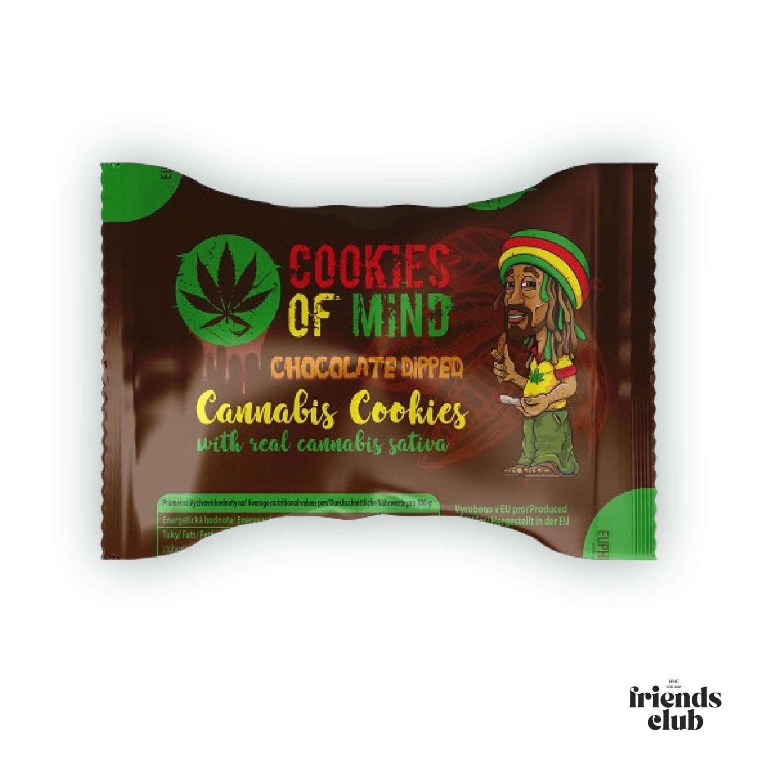 Cannabis Cookies de Mind Schokolade 1 ud-HHCFriends