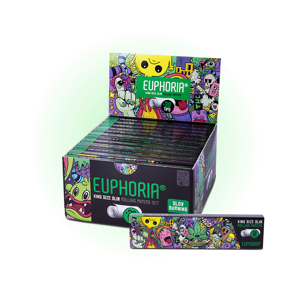 Euphoria Mystical Rolling Papers – Kingsize Slim + Filter-Smagro GmbH