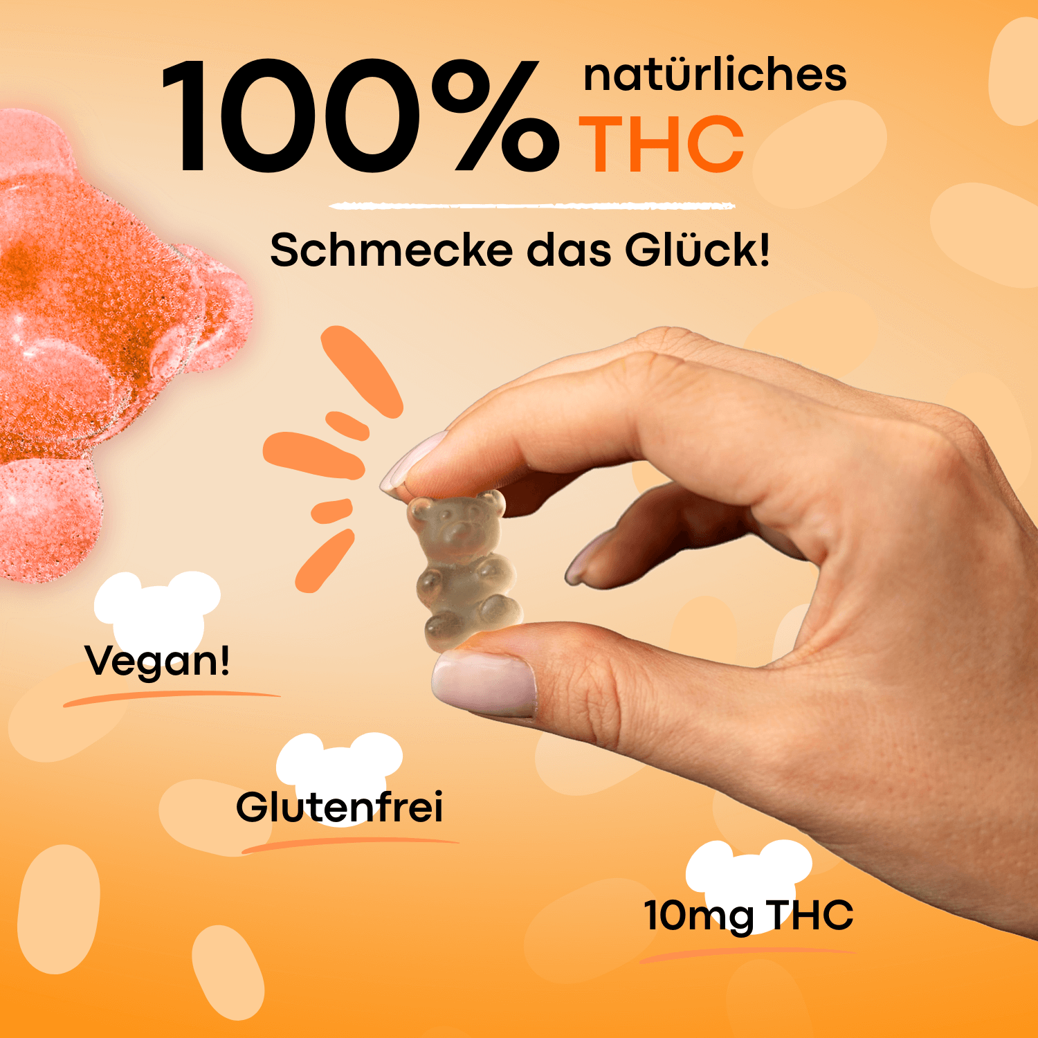 Gummies THC - Fraise (5 pcs) - Smagro GmbH