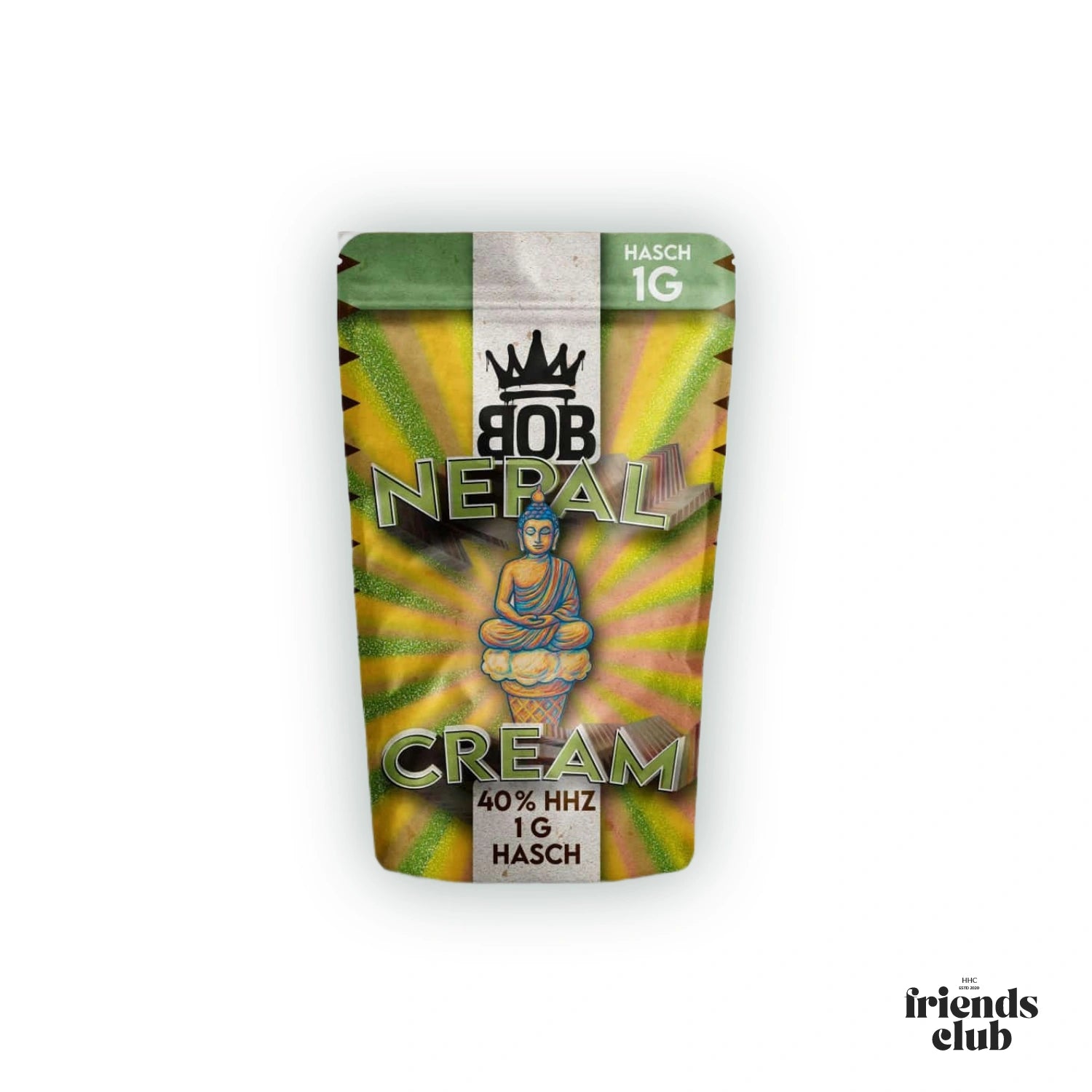 BOB HHZ Hash Nepal Cream 40% HHCBarátok