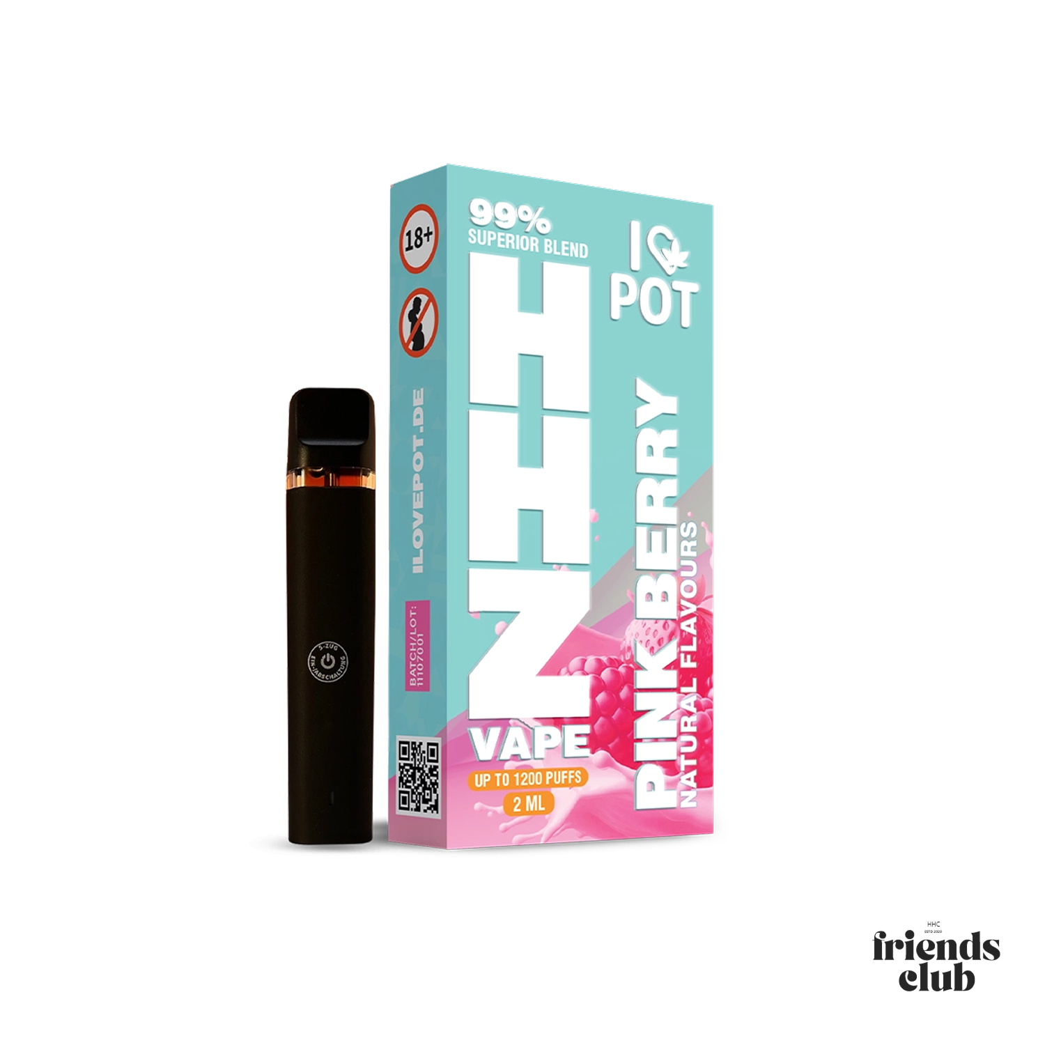 HHZ Vape Pink Berry 2ml