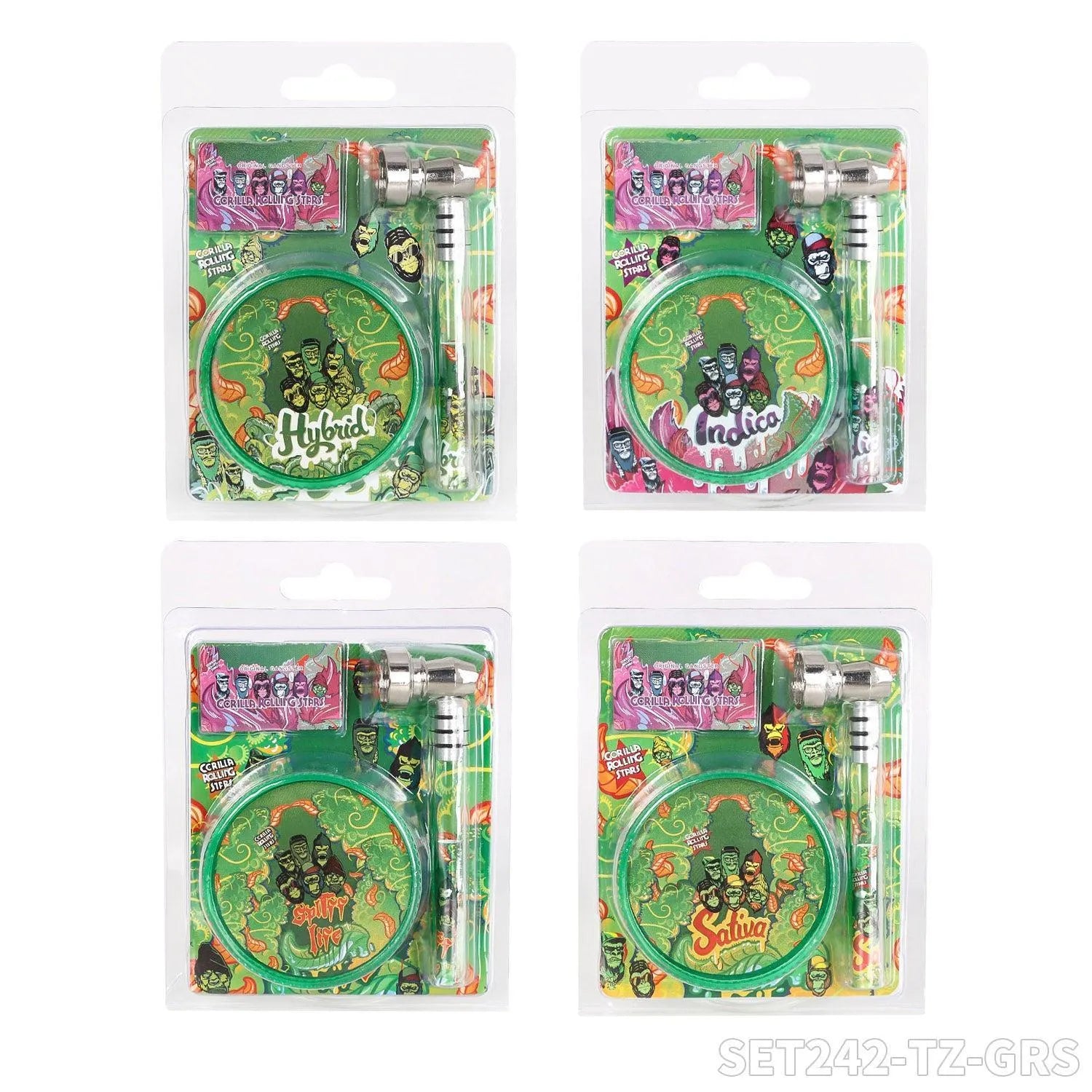 Gorilla Set - Glass Pipe 3-piece.