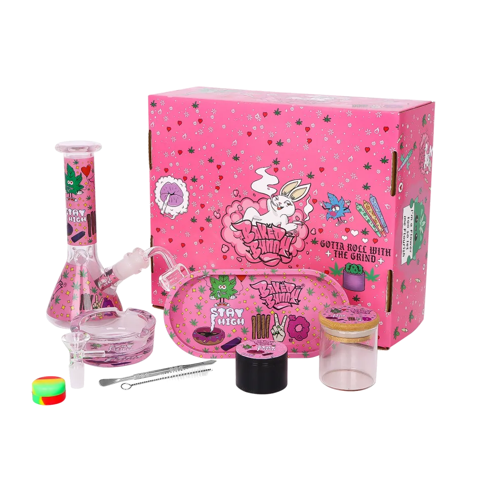 Baked Bunny Bong Set – Compleet rookset 7-delig