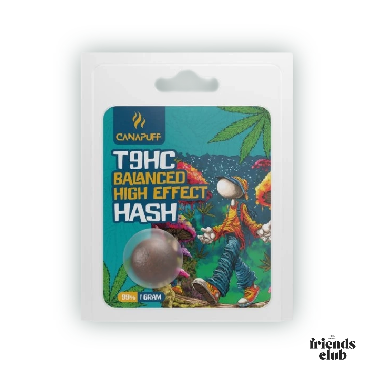 T9HC Hash Balanced Hoog Effect 99% 1g HHCFriends