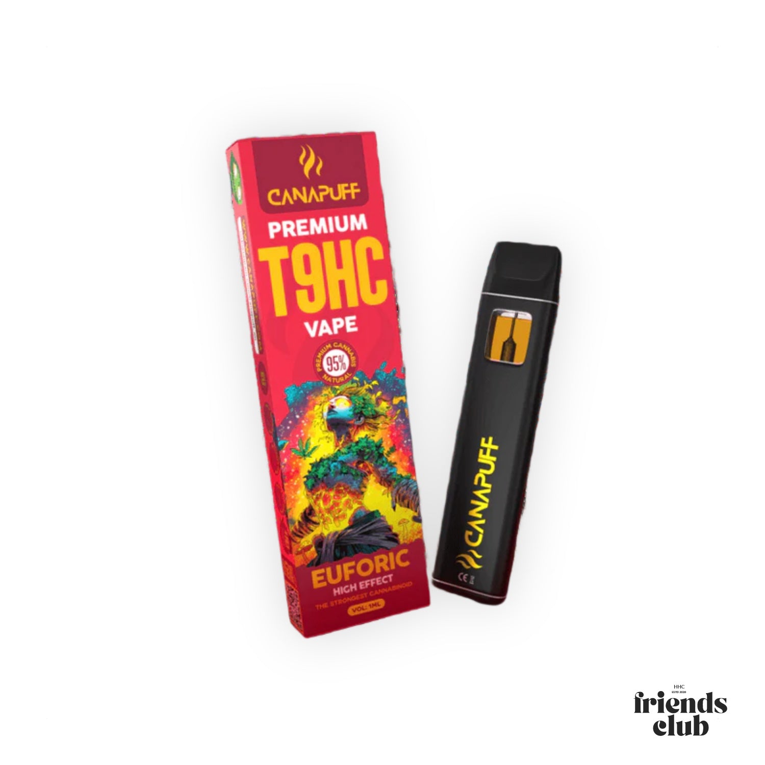T9HC Vape Euforic 95% 1ml