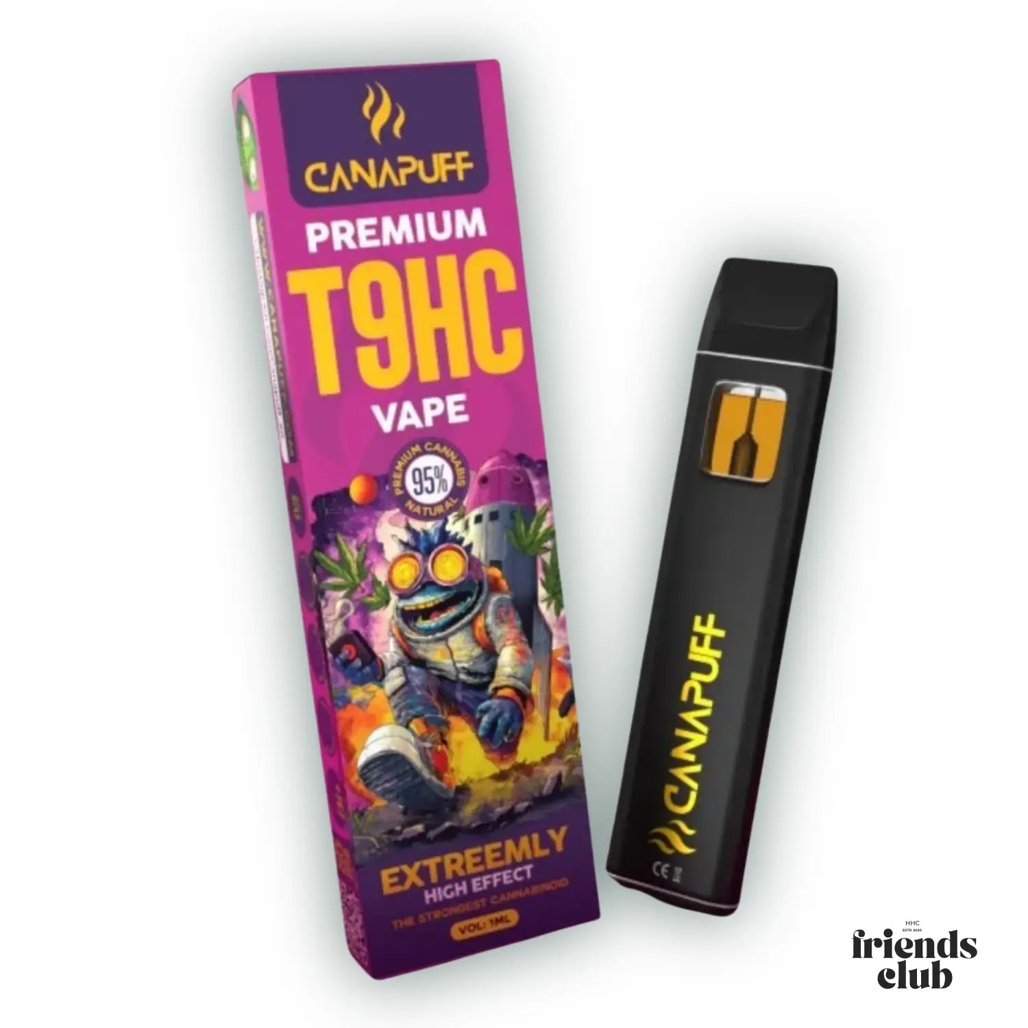 T9HC Vape Extremely 95% 1ml - hhcfriends