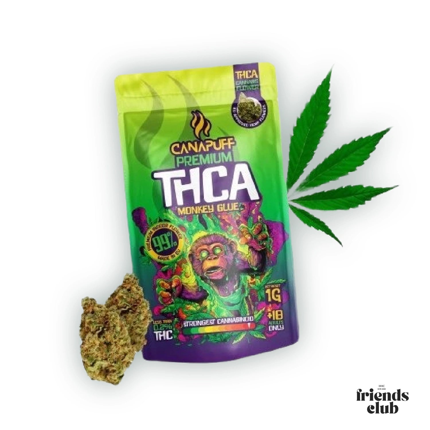 THCA Bloemen Monkey Glue 99%-HHCFriends