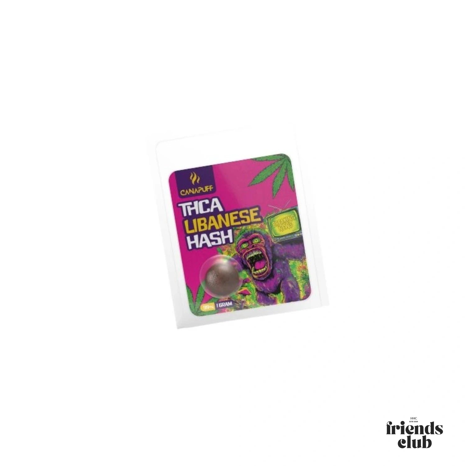 THCA Hașiș Libanez 99% 1g-HHCFriends