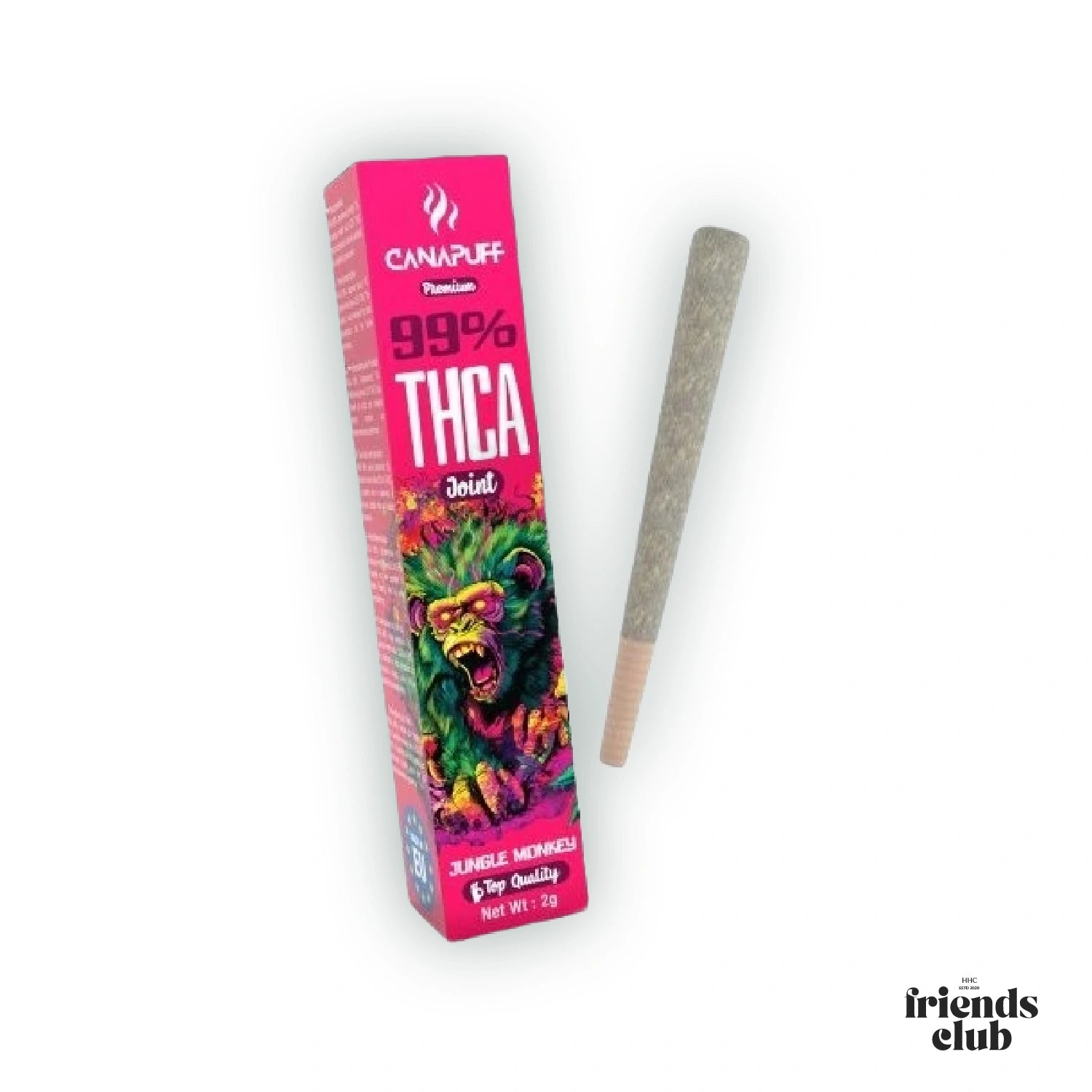 THCA Joint Jungle Monkey 99% 2g-HHCFriends