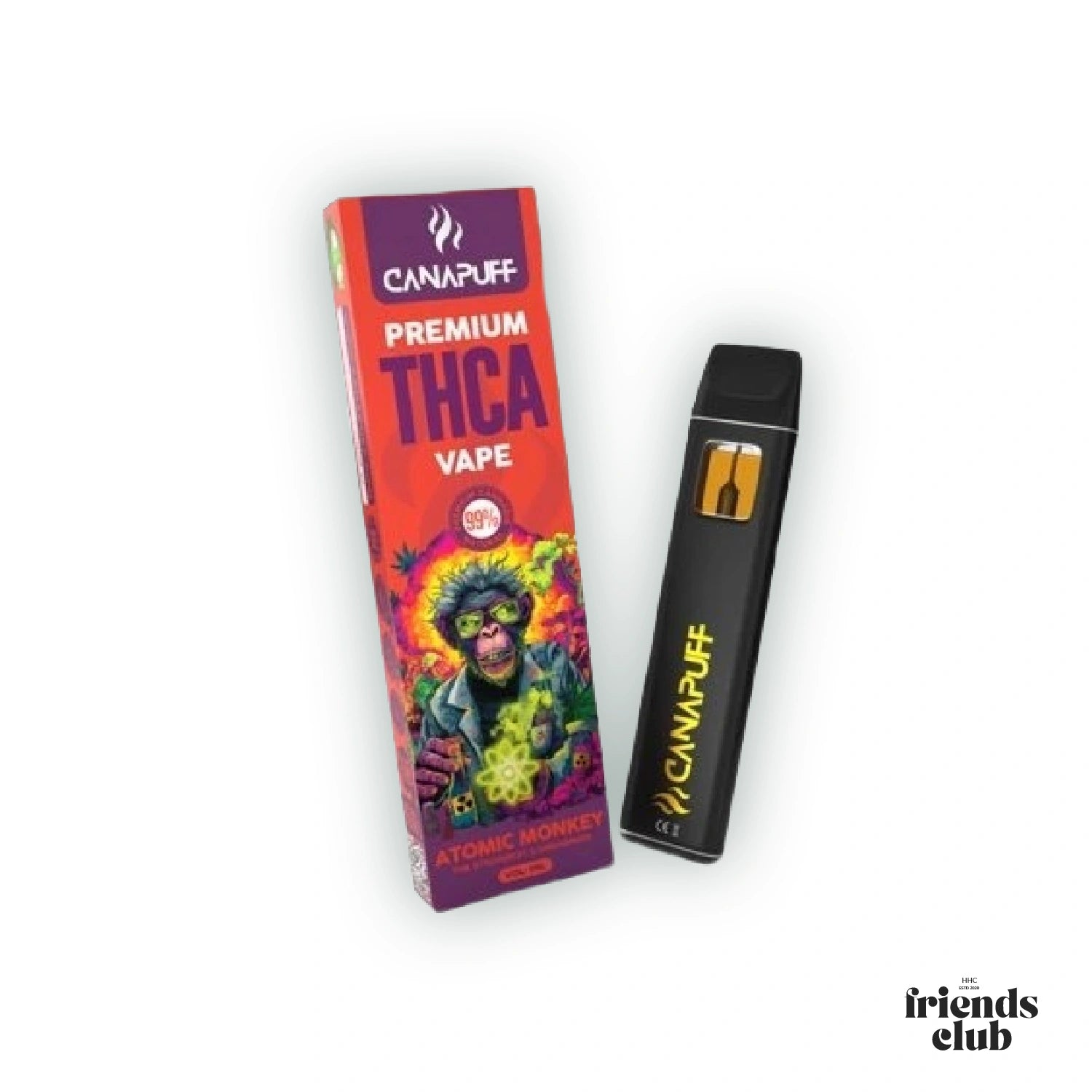 THCA Vape Atomic Monkey 99% 1ml-HHCFriends
