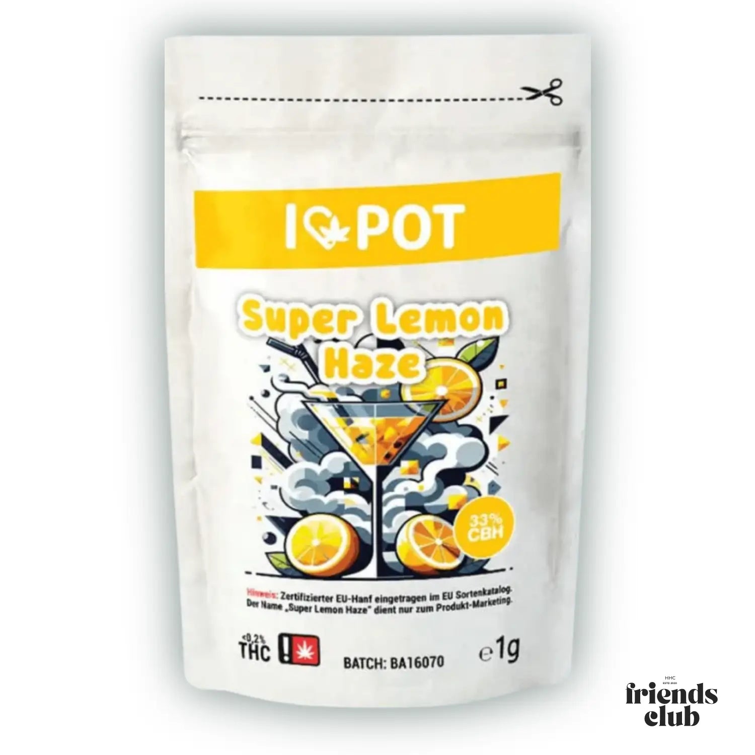 Flori CBH Super Lemon Haze 33% I♥Pot - hhcfriends