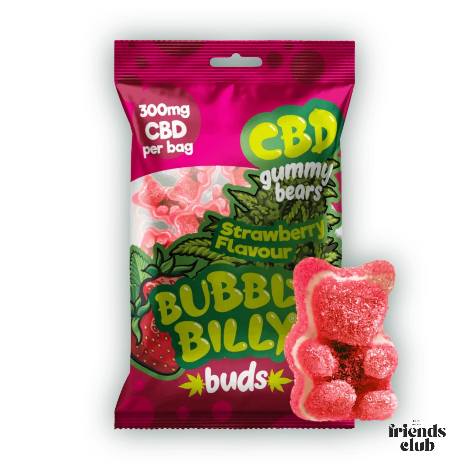 CBD-Gummibeertjes - Bubbly Billy Buds 10 unidades 300mg - hhcfriends