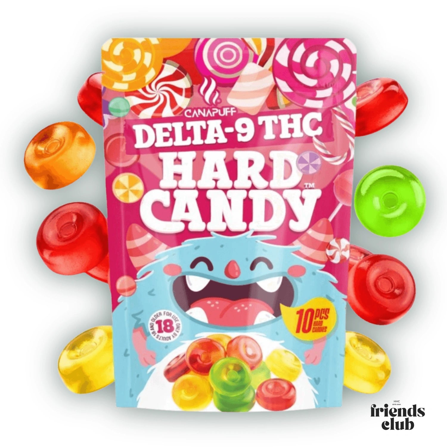 THC Hard Candy 5 pieces - hhcfriends