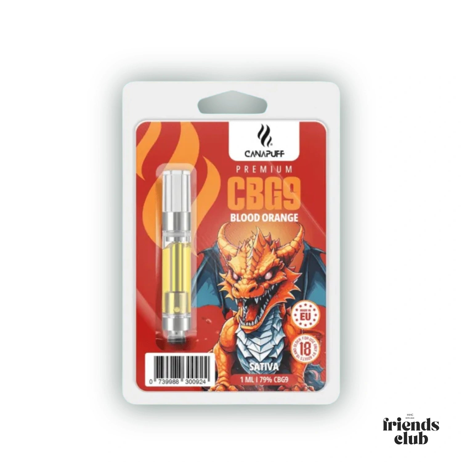 CBG9 Cartridge Blood Orange 79% 1ml - hhcfriends