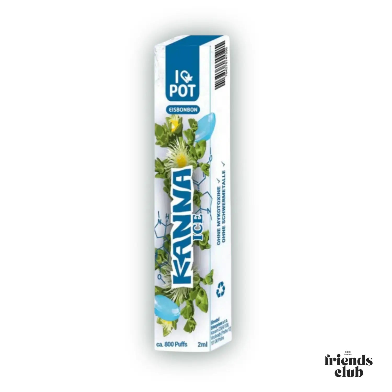 Kanna Vaper ICE 1ml - I♡POT - hhcfriends