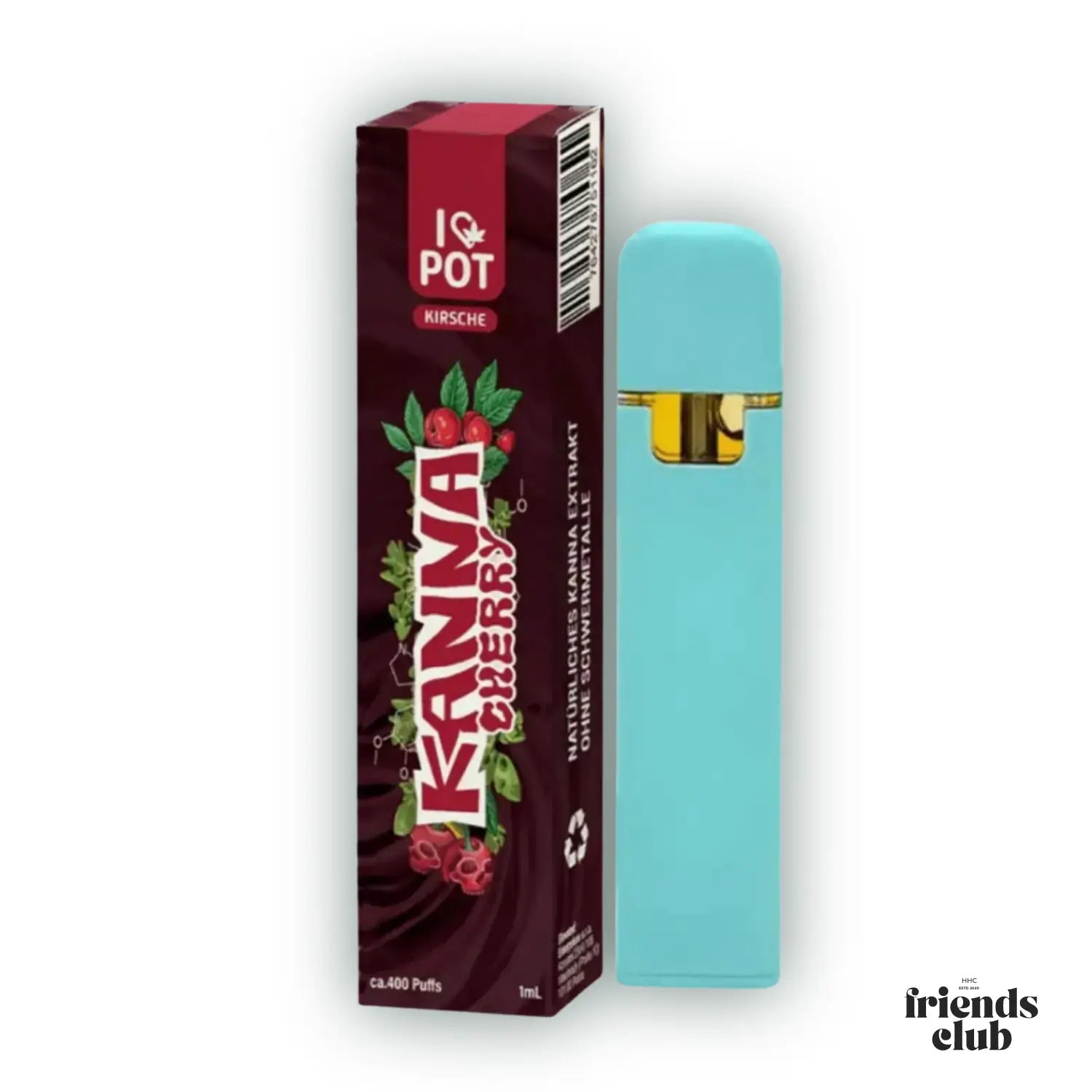 Kanna Vaper Cherry 1ml - I♡POT - hhcfriends