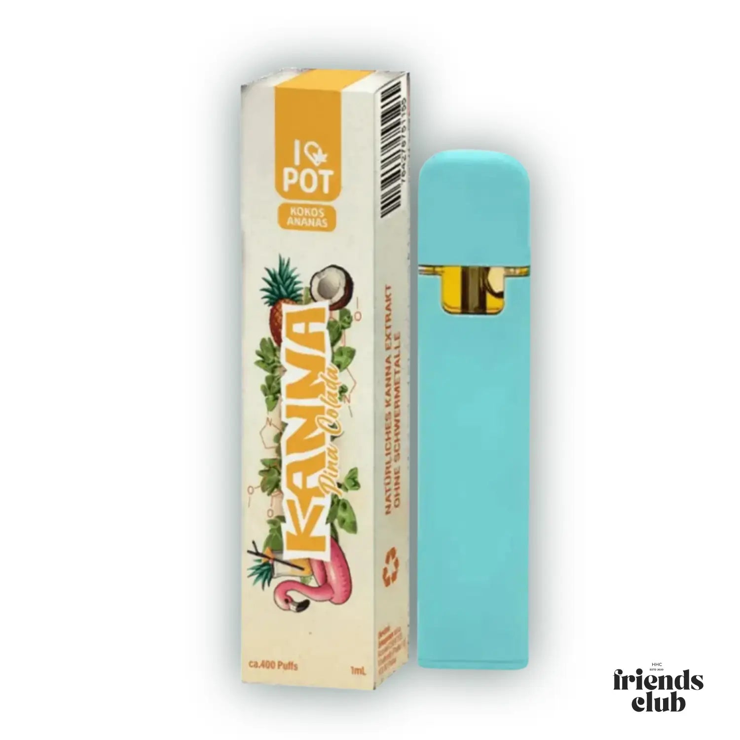 Kanna Vaper Piña Colada 1ml - I♡POT - hhcfriends