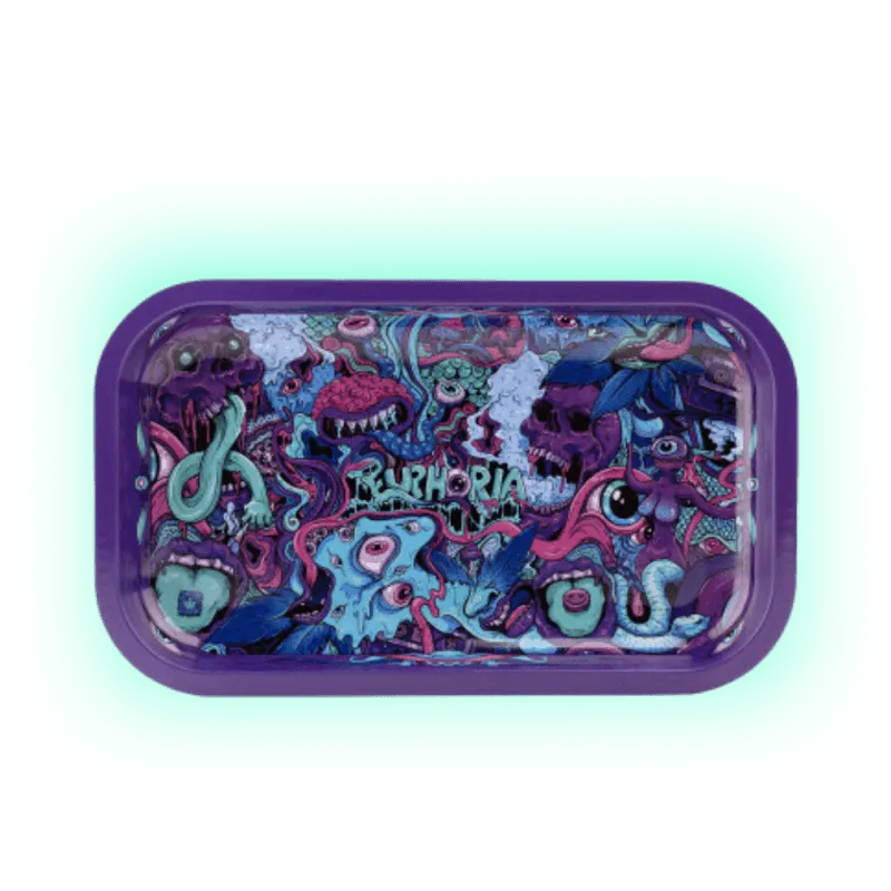 Euphoria Metal Rolling Tray Psychedelic - 270 x 160 mm