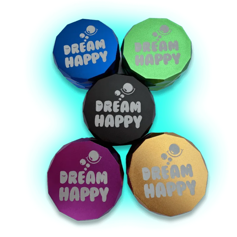 Pyramid Grinder (for HHC Flowers) - 4-piece - Ø63mm