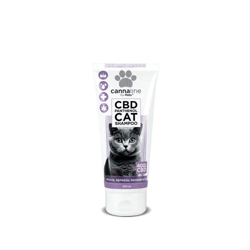 Shampooing Panthénol pour Chats CBD (400 mg CBD) 200 ml