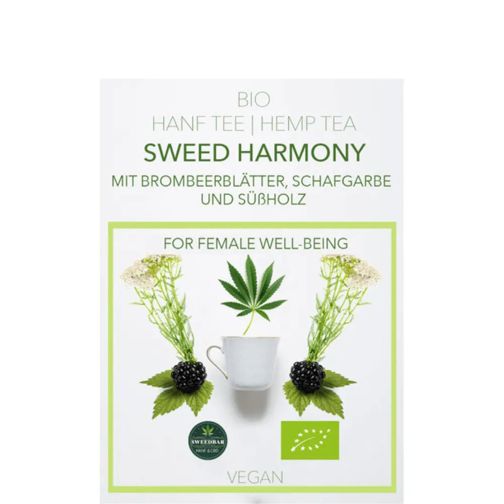 Té de cáñamo orgánico Sweed Harmony 30g Vegano