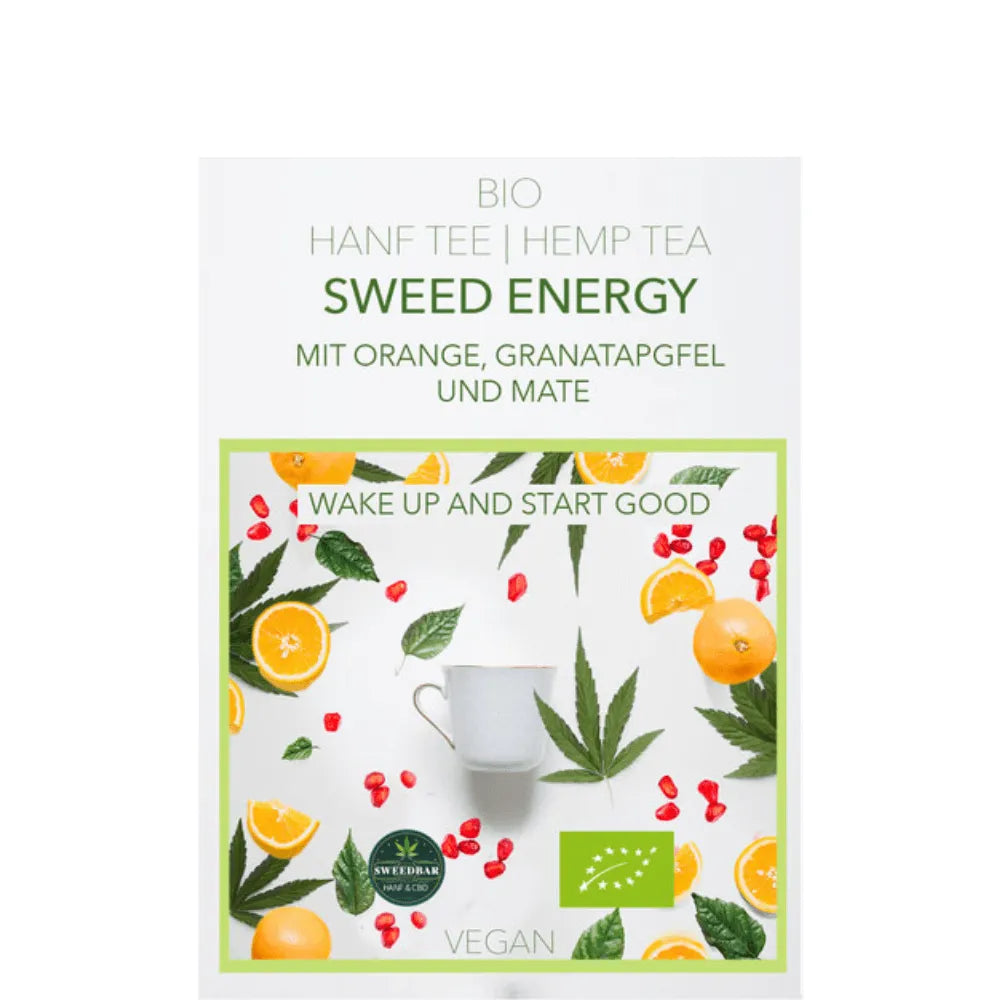Té de cáñamo bio Sweed Energy 30g Vegano