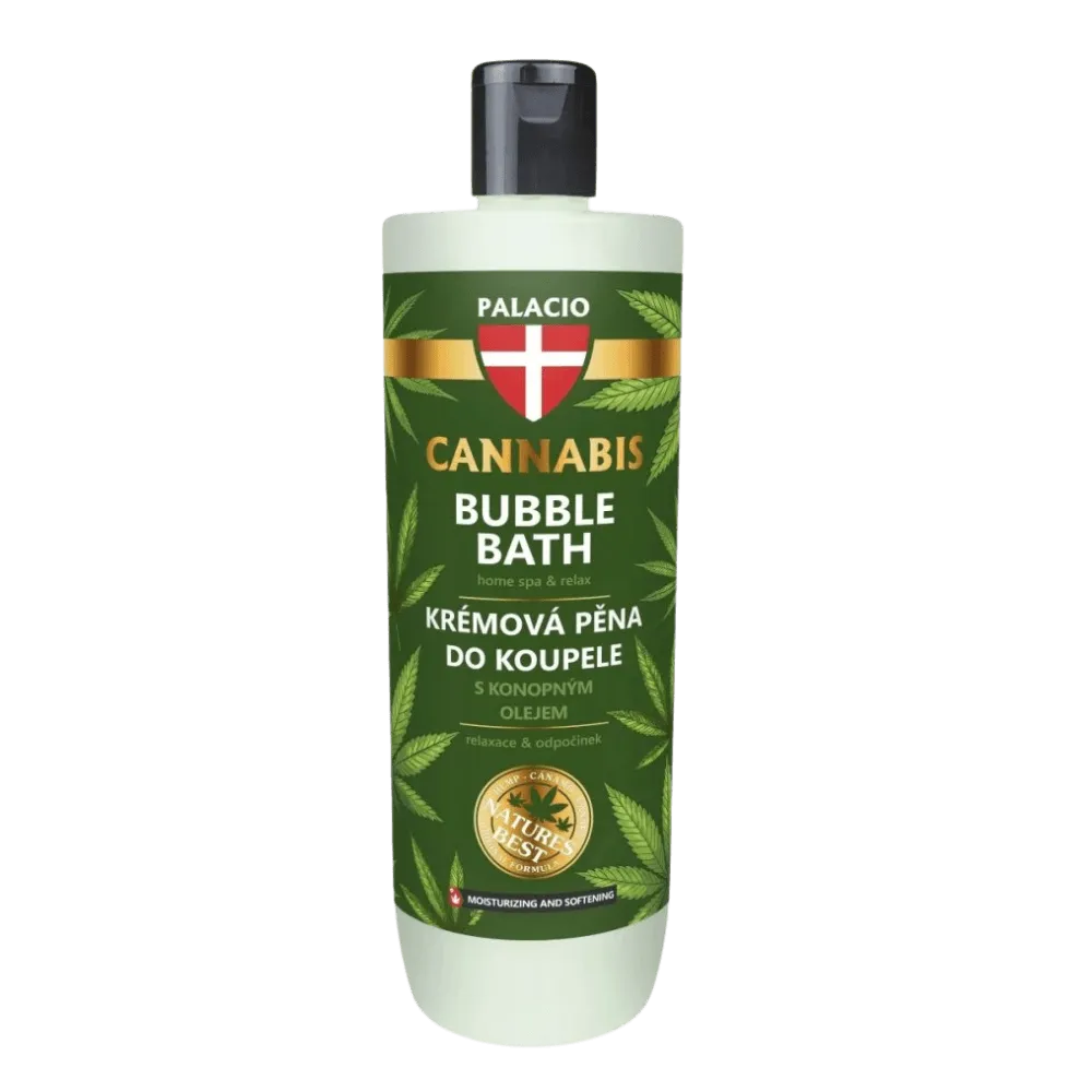 Espuma de baño de cannabis, 500 ml