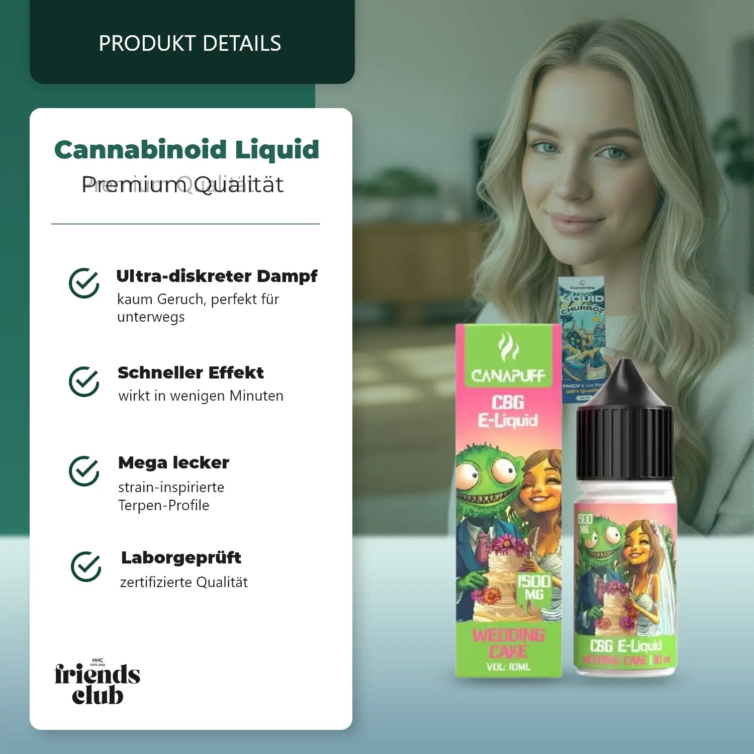 Liquid CBG „Wedding Cake“ 10ml-Smagro GmbH