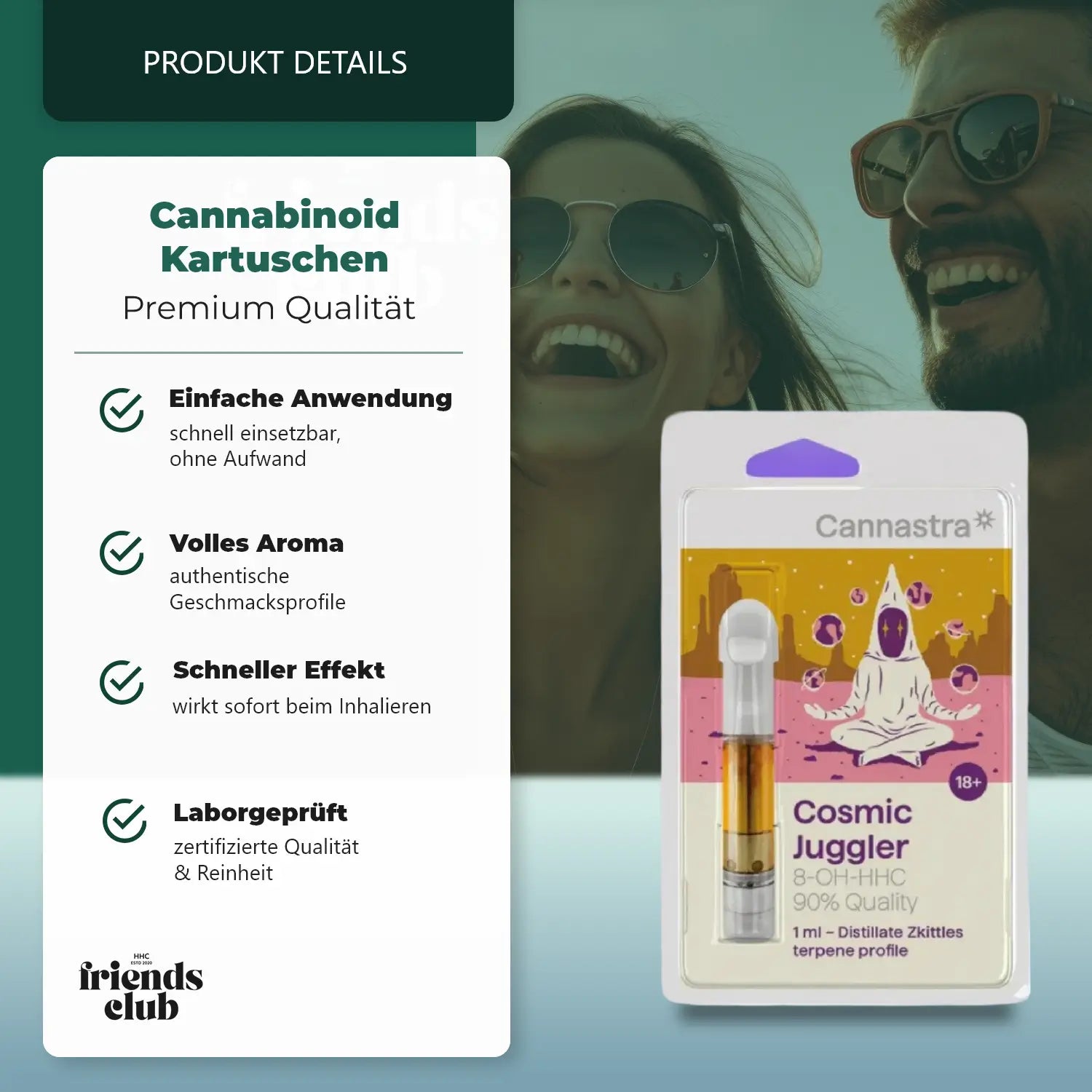 8-OH-HHC Cartridge Cosmic Jugler 90% 1ml-HHCFriends