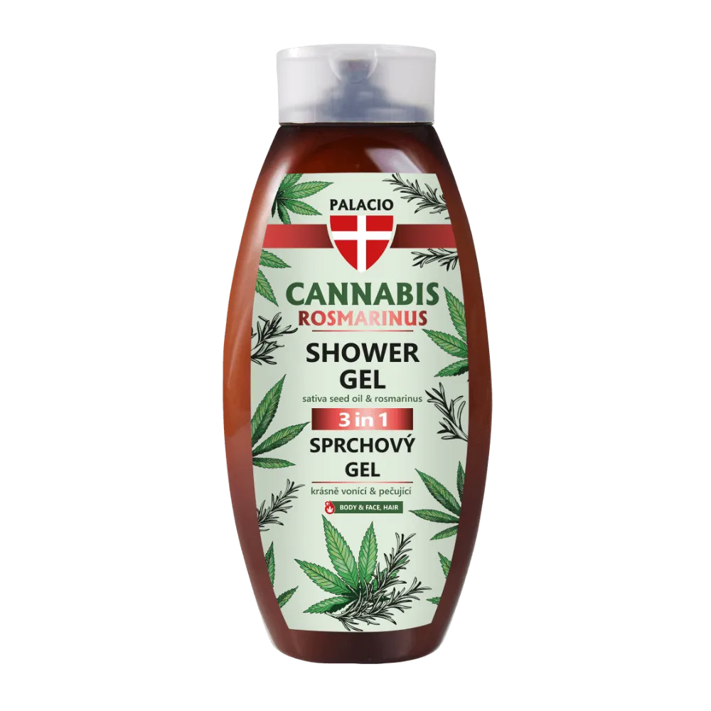 Cannabis Rosmarinus Shower Gel, 500 ml Palacio