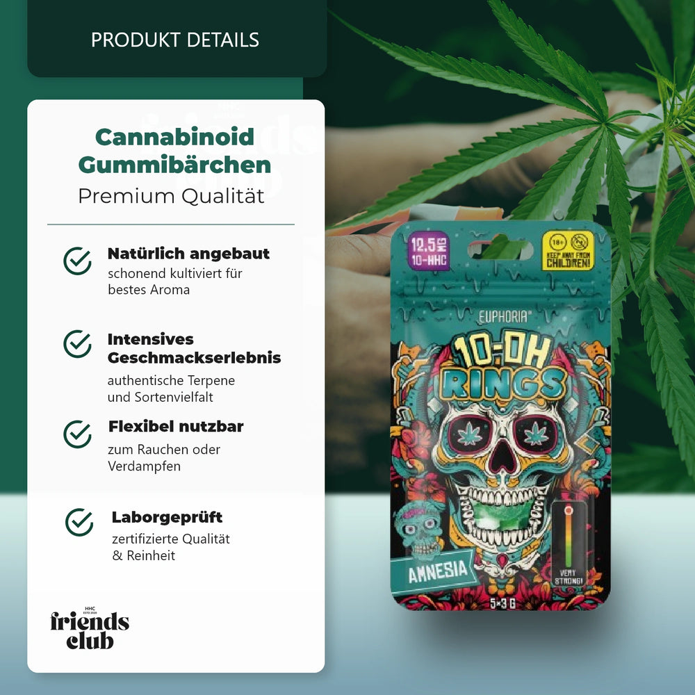 H4CBD Gummies - Strugure Negru