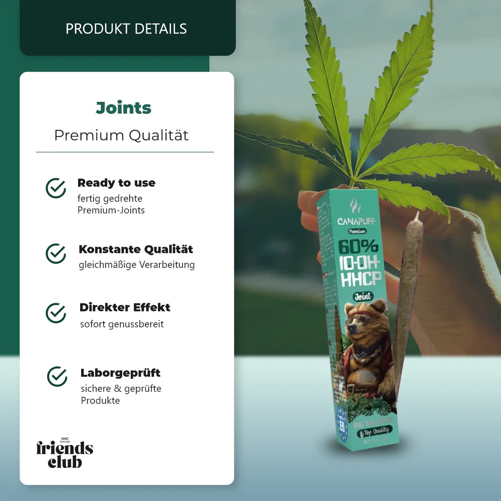 Joint 10-OH-P Big Bad Bear 60 % 2g-Smagro GmbH