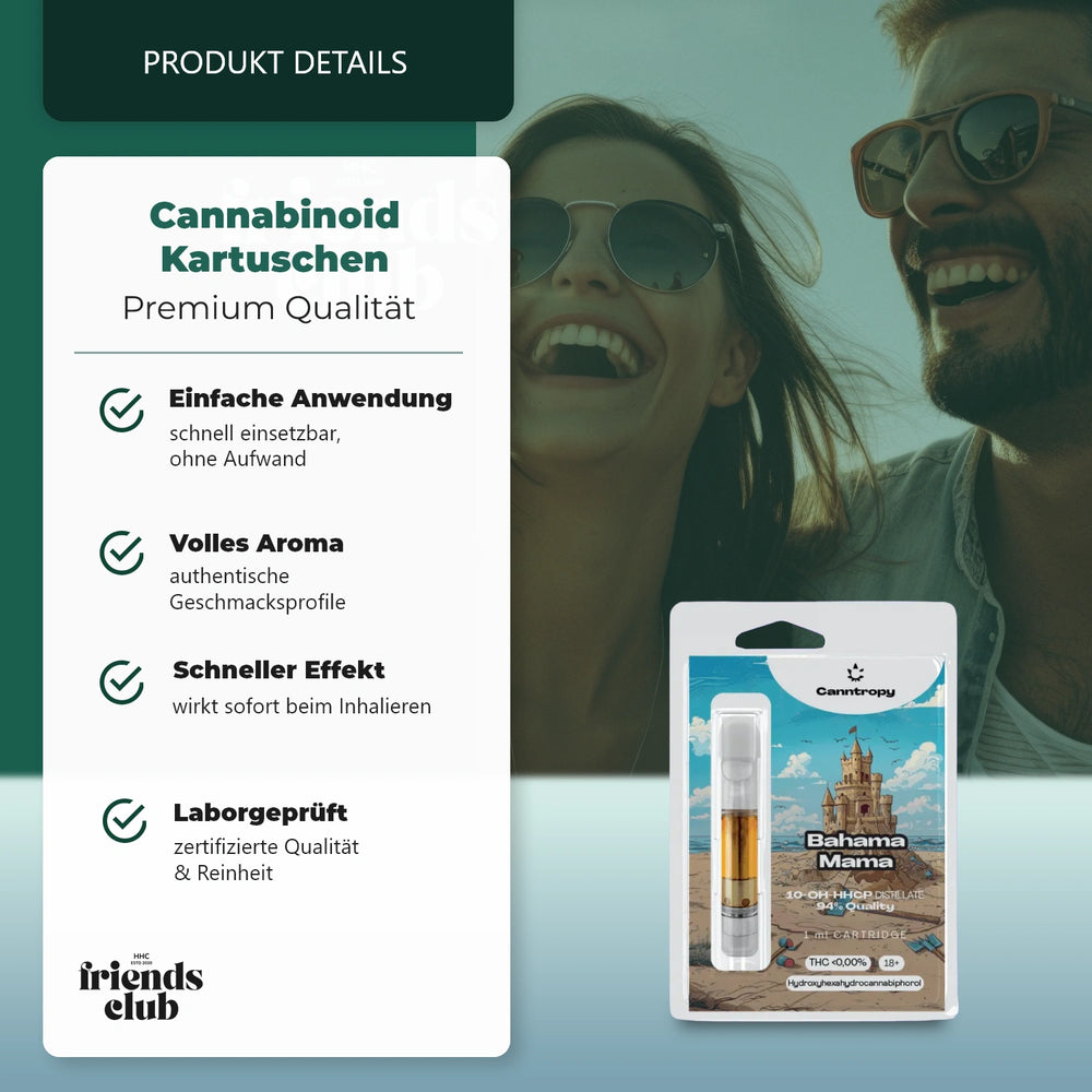 Cartuș 10-OH-P Bahama Mama 94% 1ml - Smagro GmbH