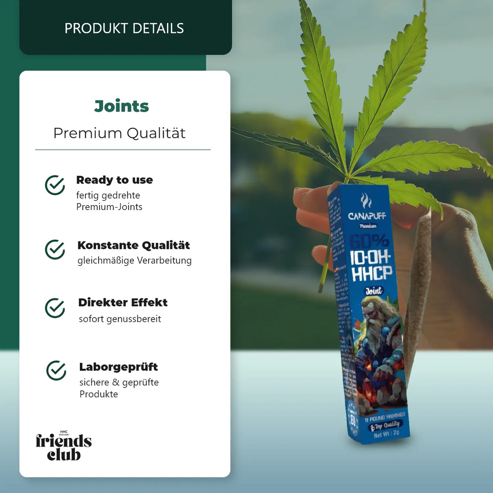 Joint 10-OH-P 9 Pound Hammer 60 % 2g-Smagro GmbH