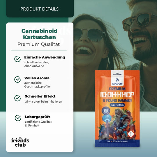 10-OH-P Cartridge 9 Pound Hammer 95% 1ml-Smagro GmbH