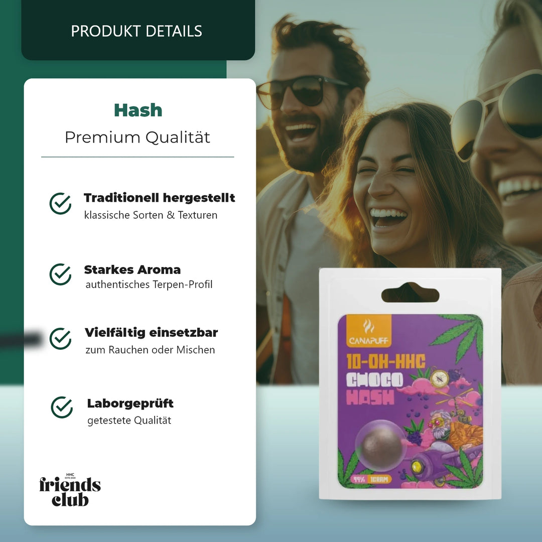 10-OH Hașiș Choco 1g-Smagro GmbH