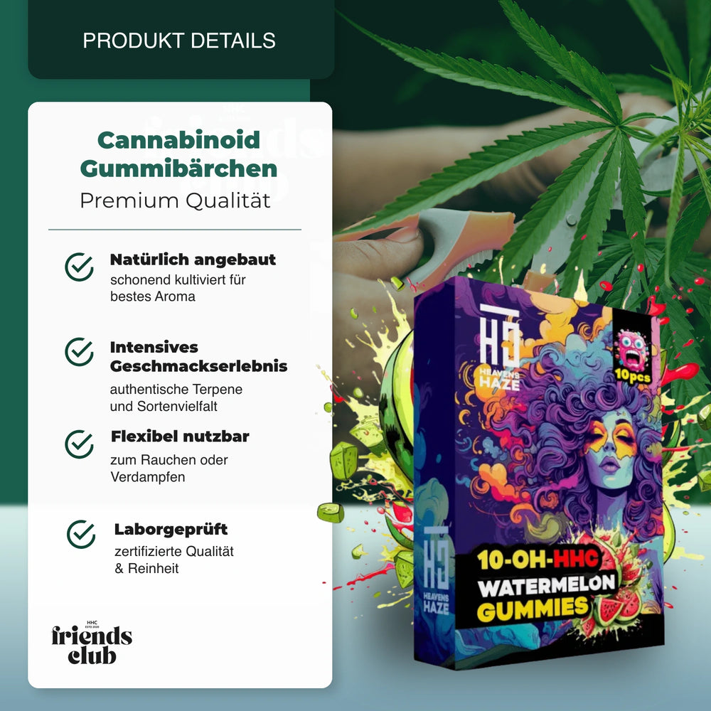 Gummies 10-OH Pepene verde 10 bucăți