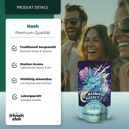 CBG9 - Hașiș Kush Mintz 85%-Smagro GmbH
