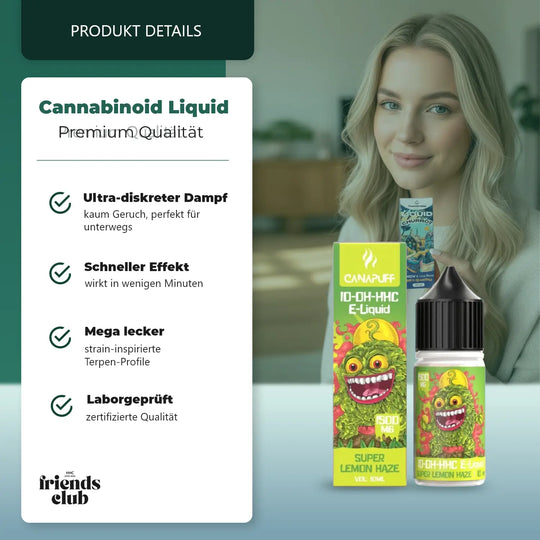 10-OH Liquid Super Lemon Haze 1.500mg 10ml-Smagro GmbH