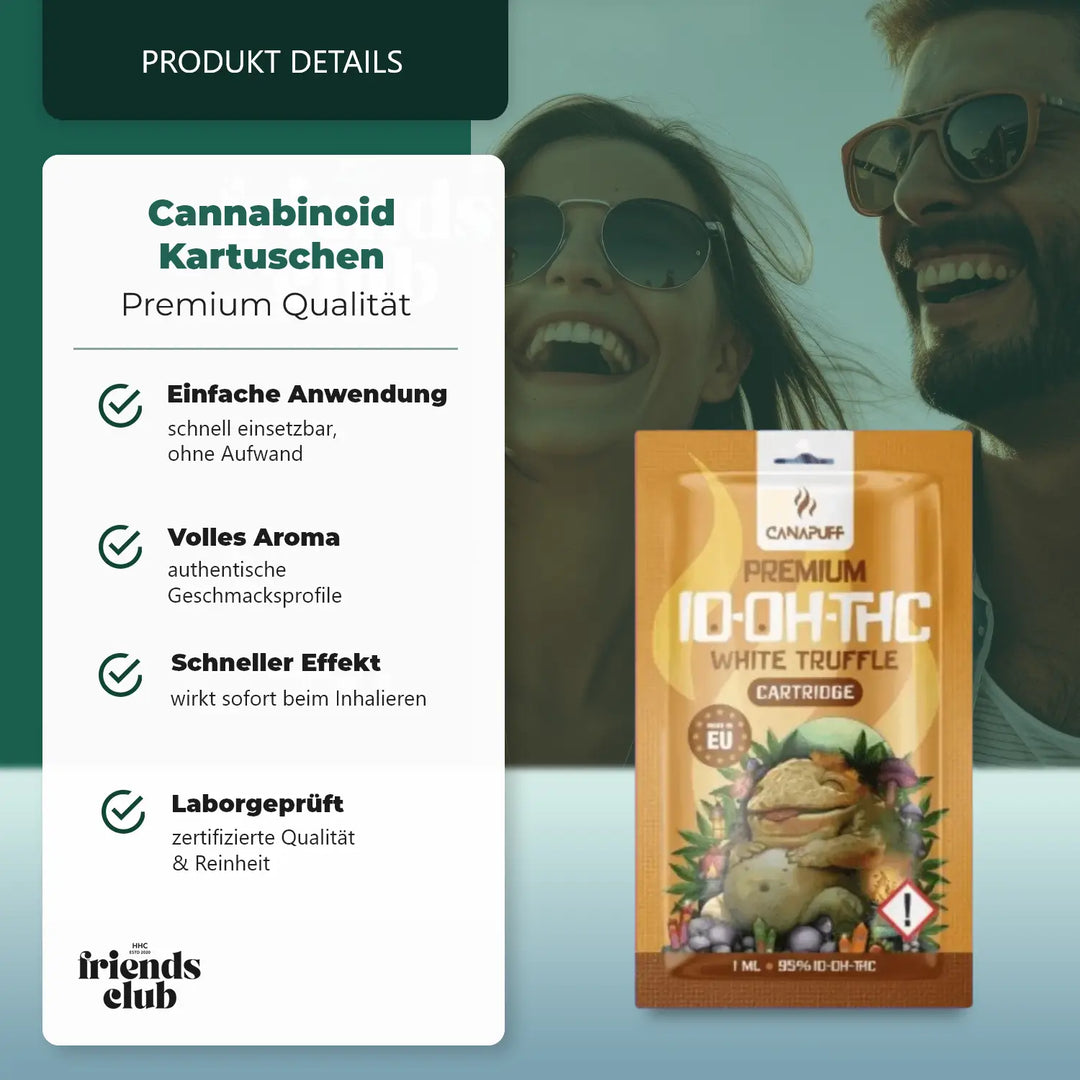 10-OH-THC Kartridż White Truffle 95% 1ml-Smagro GmbH