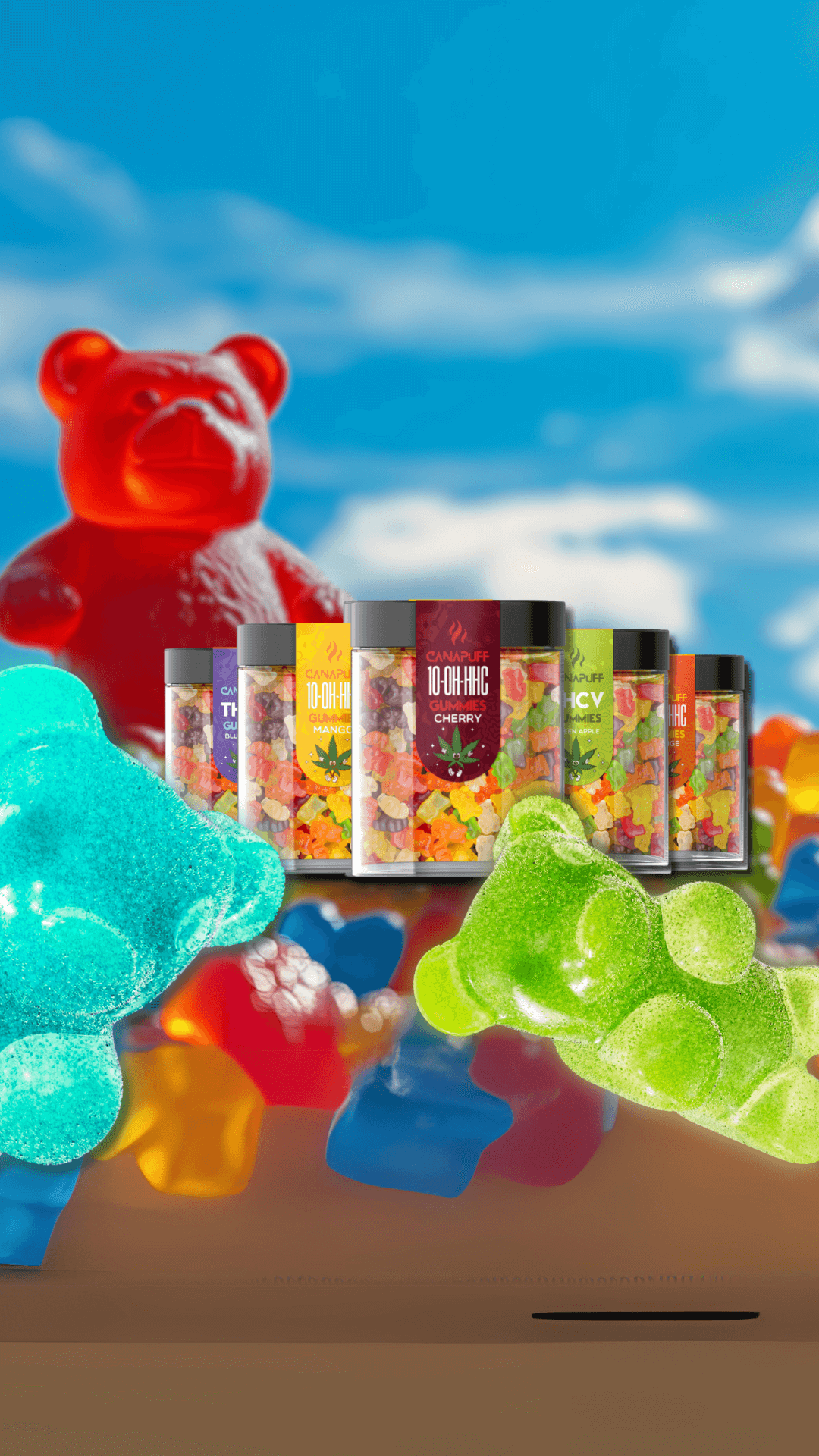 Comandă online Gummies 10-OH-HHC
