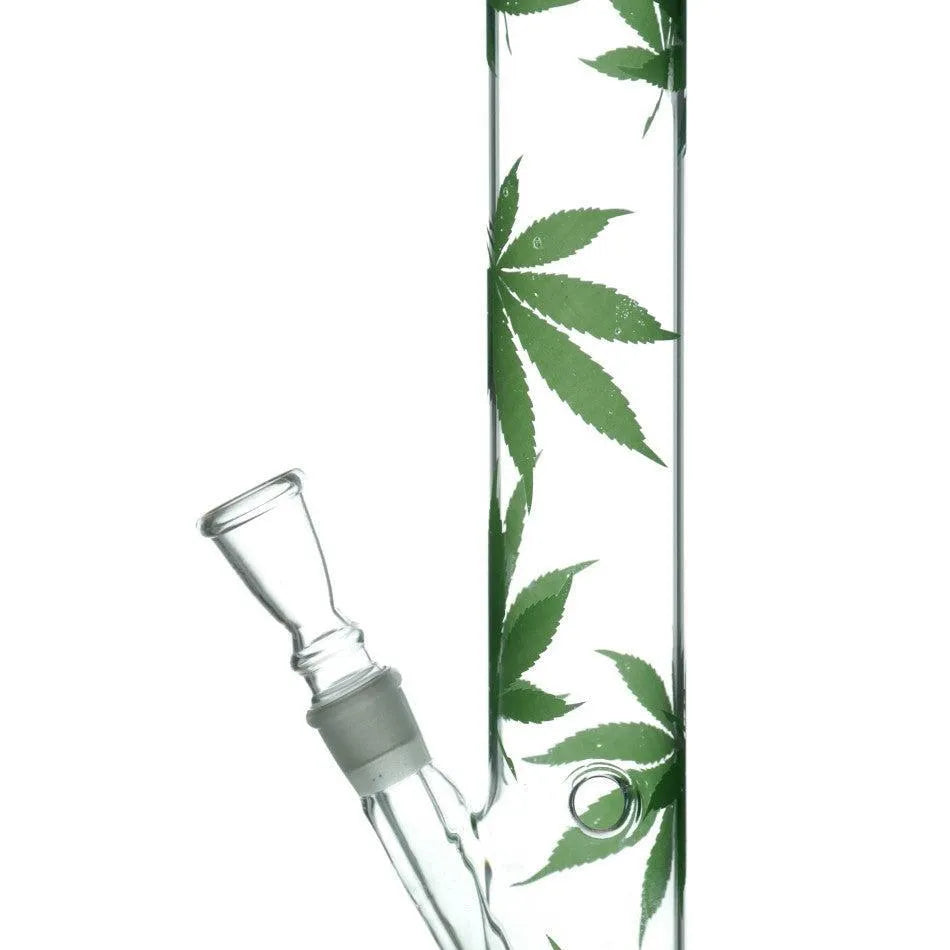 Bong din sticlă cilindric, 40 cm