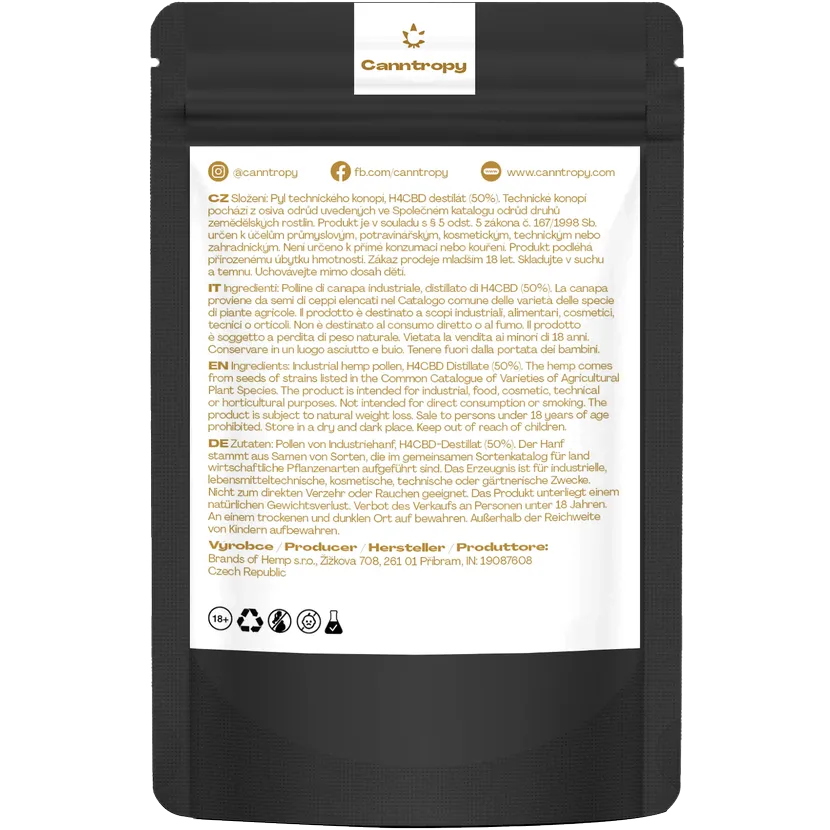 H4CBD Hash 50 % Canntropy